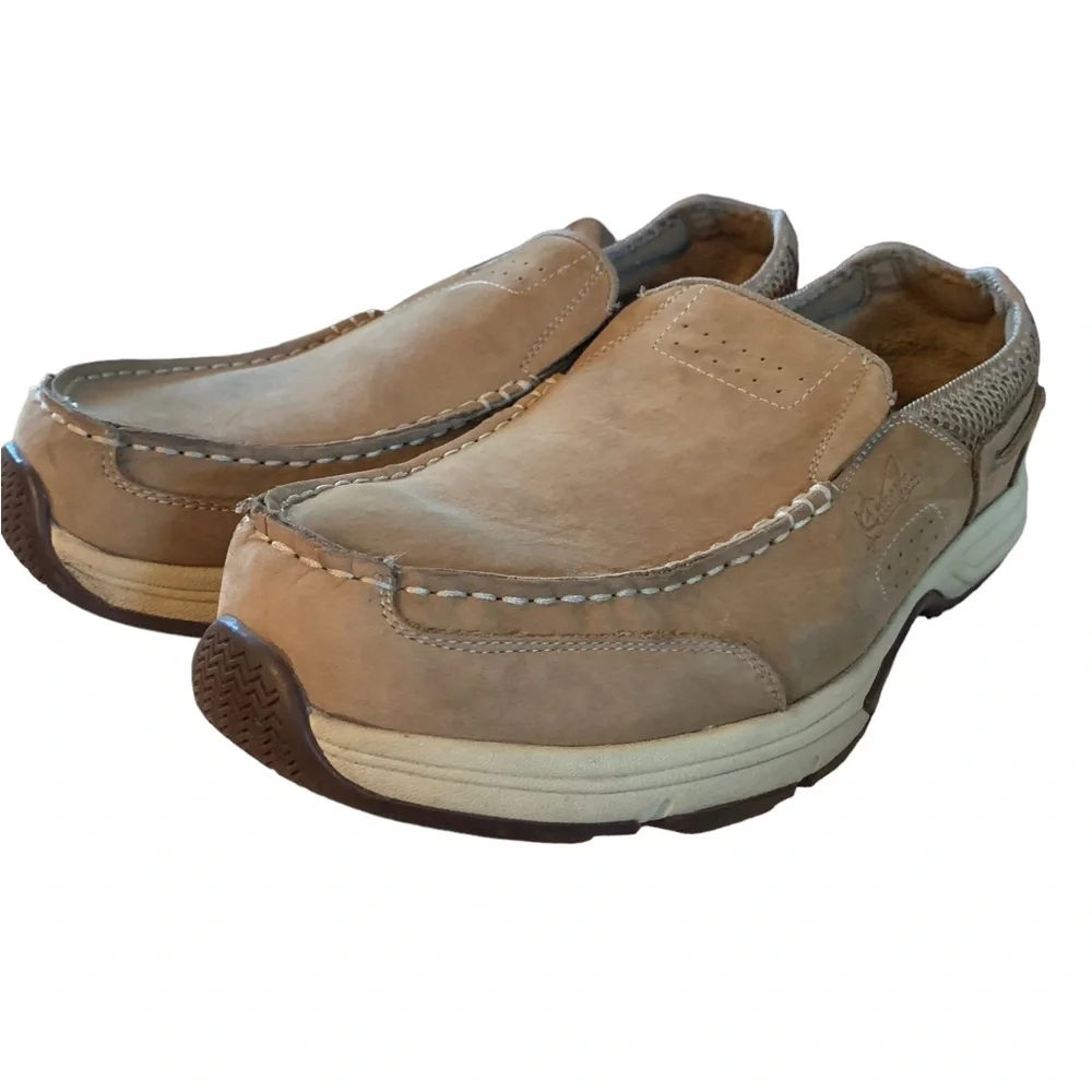 World Wide Sportsman Slip On Boat Deck Shoes Nuback Leather Men’s Size 12